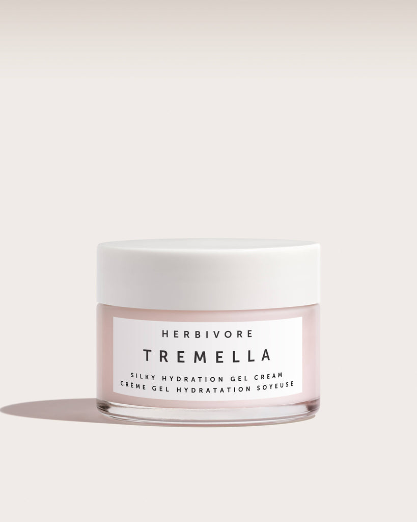 Herbivore Tremella skincare product on a light gray background