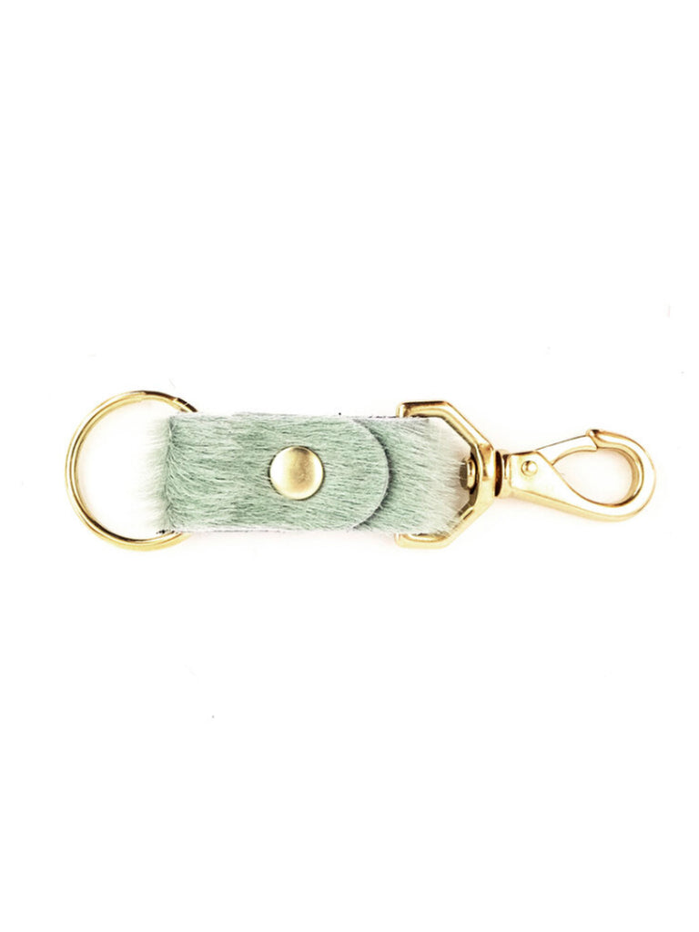 PRIMECUT: BLACK LEATHER KEYCHAIN