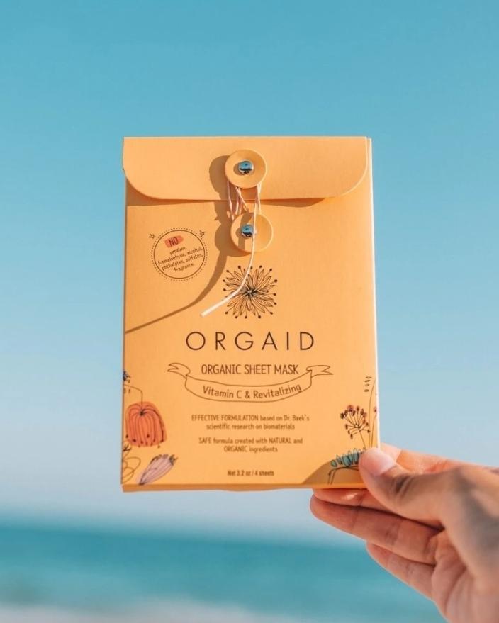 Organic Sheet Mask | Vitamin C and Revitalizing - shopbanshee - Orgaid