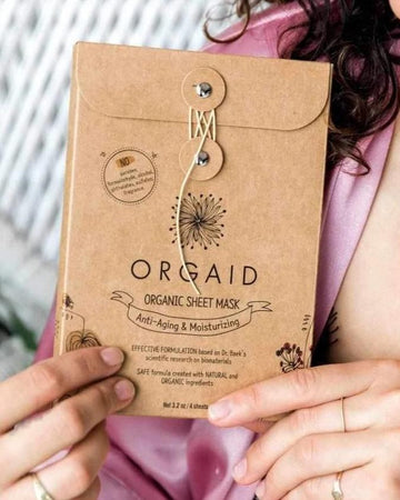 Organic Sheet Mask | Anti-Aging and Moisturizing - shopbanshee - Orgaid