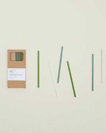 Essential Glass Straws (Set of 6) - Cools - Banshee - Hawkins New York