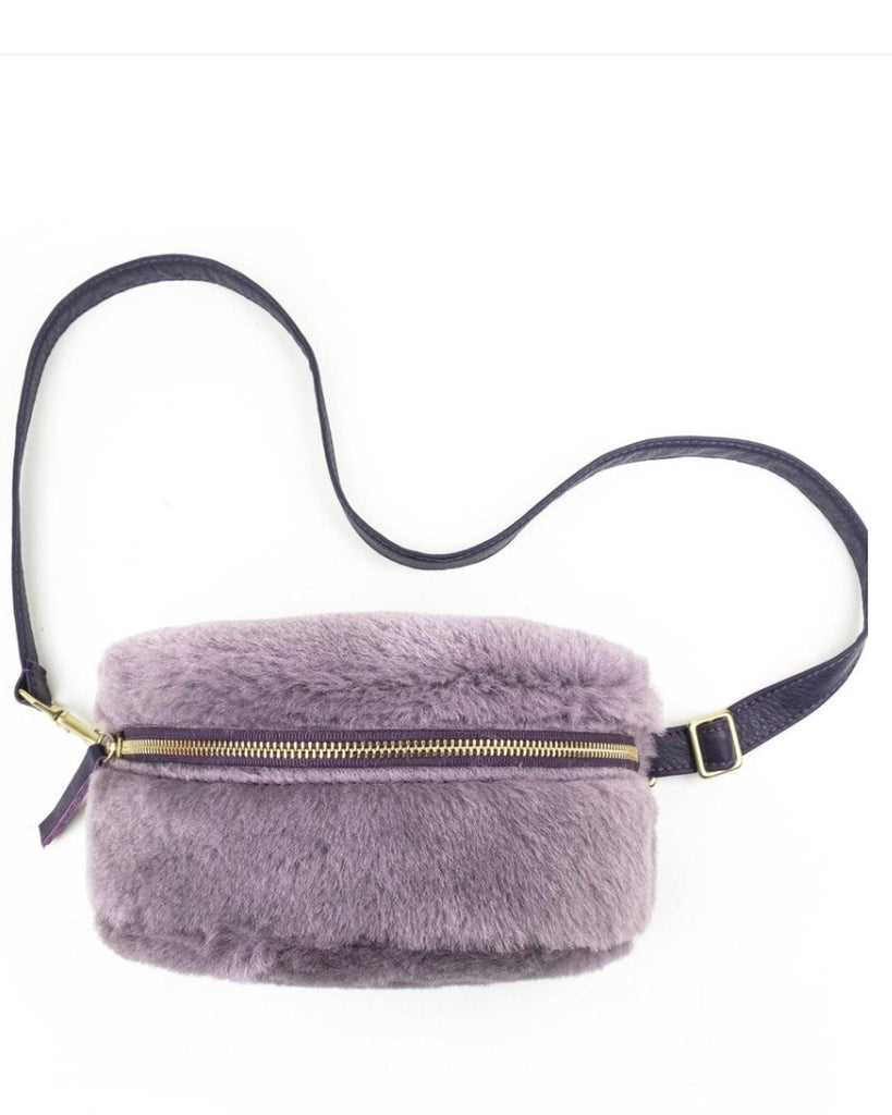 Bum Bag in Lilac Shearling - Banshee - Primecut
