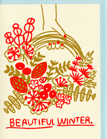 Beautiful Winter Card - Banshee - People I've Loved