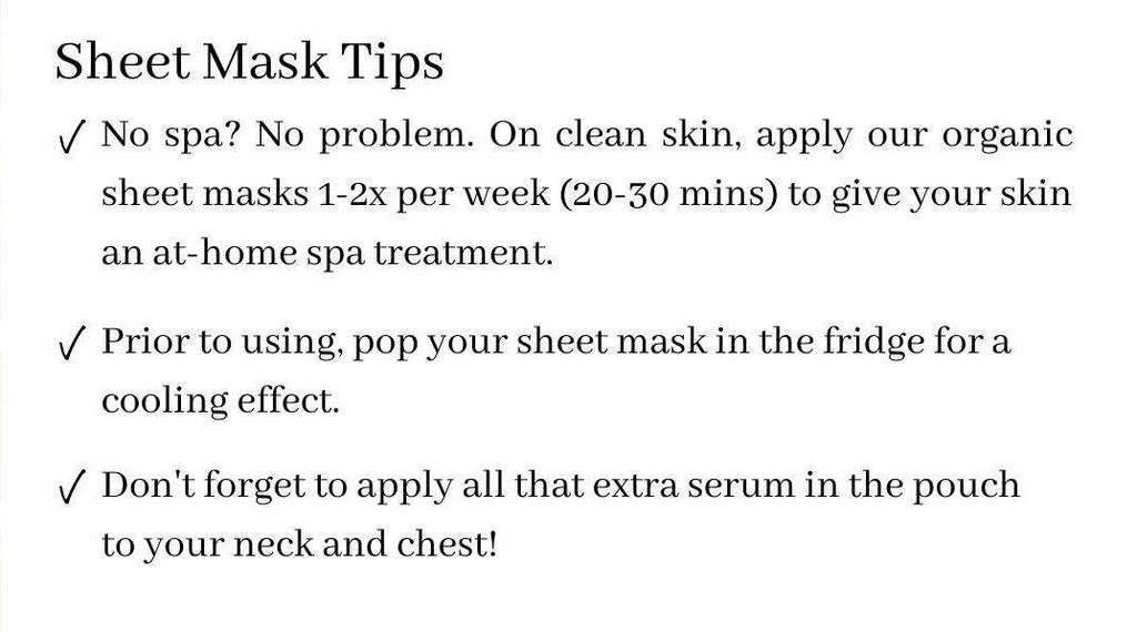 Organic Sheet Mask (four pack) | Greek Yogurt and Nourishing - Banshee - Orgaid