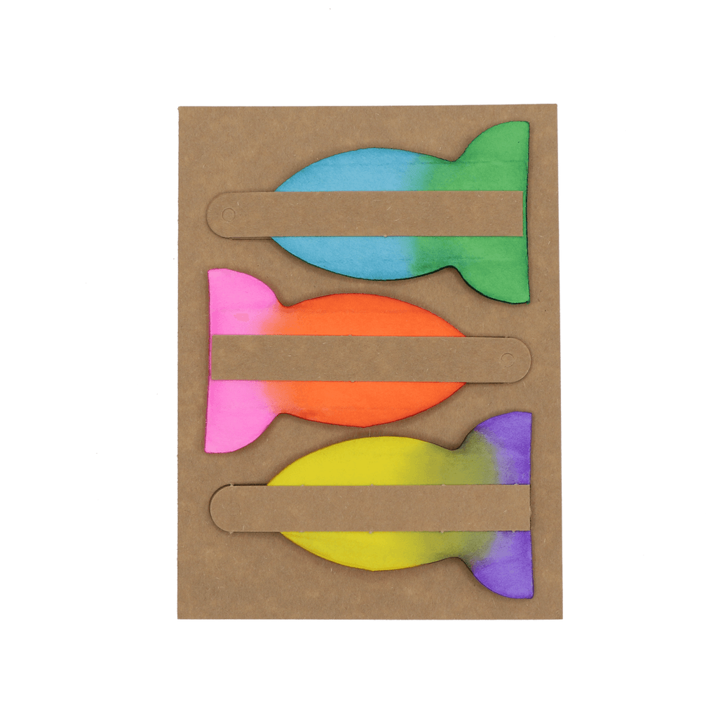 Flower Fan 15cm Two-Tone Set of 3 - Banshee - Banshee