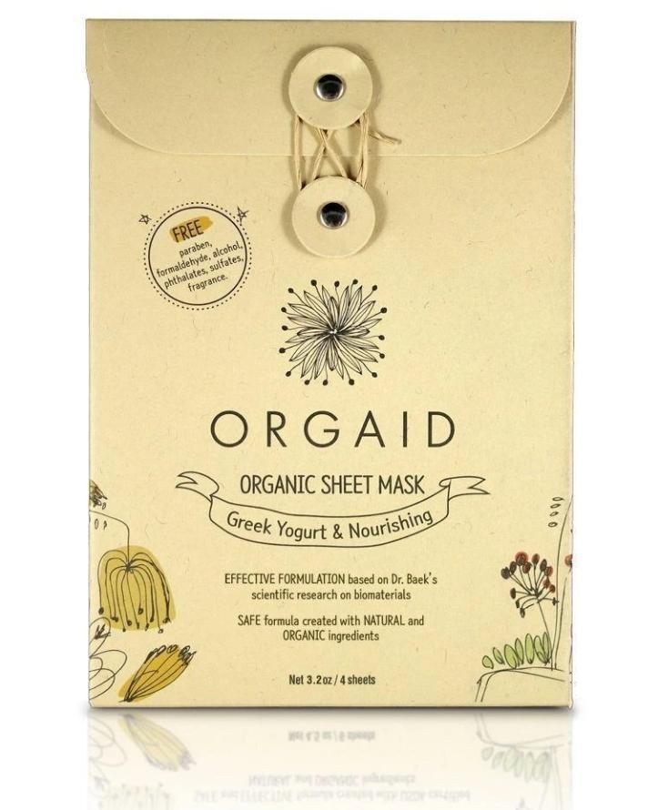 Organic Sheet Mask (four pack) | Greek Yogurt and Nourishing - Banshee - Orgaid